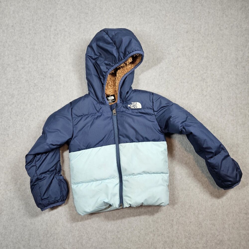 The North Face Baby North Down 600 Hooded Jacket Shady Blue 18-24 months